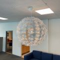 676130-2 Glass cabinet and ceiling light IKEA Dandelion