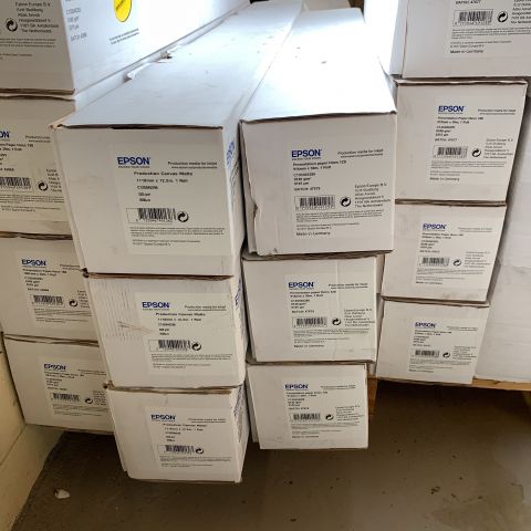 676160-6 Epson Papper, canvas mm till storformatsprinter