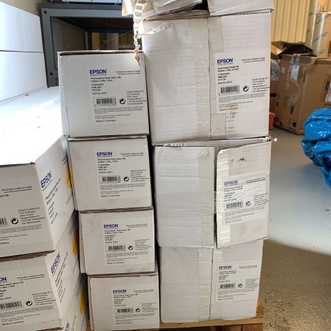 676160-7 Epson Papper, canvas mm till storformatsprinter