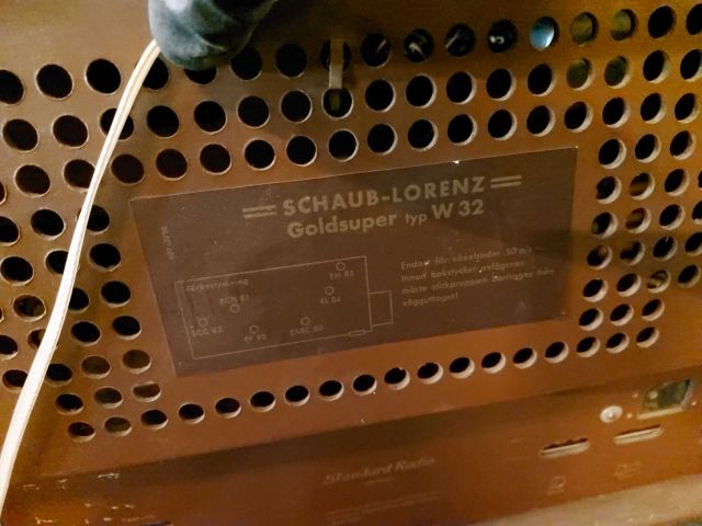 679276-6 50s radio Schaub-Lorenz Goldsuper W32