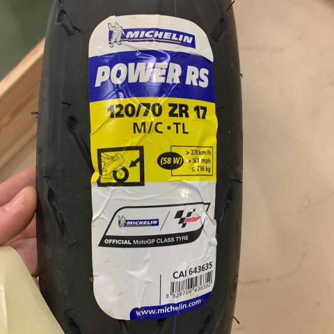 689911-6 MC tires Michelin Power RS 120/70 ZR 17