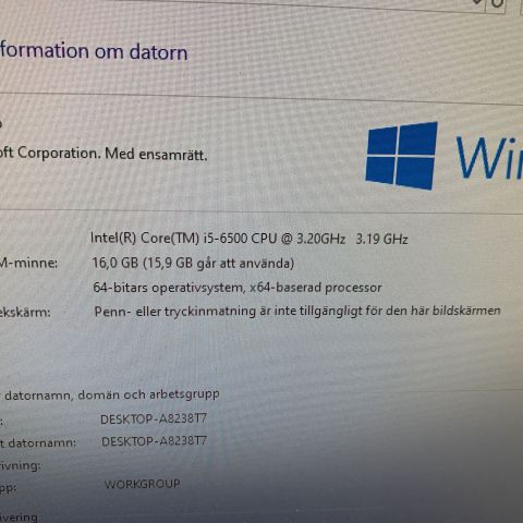 669478-10 Desktop computer Dell optiplex 5040, printer