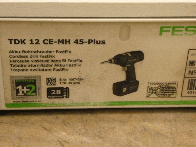 689738-2 Screwdriver Festool TDK 12 CE-MH 45-Plus