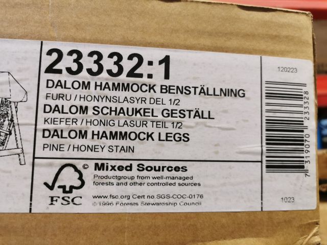 690472-5 Hammock Hillerstorp Dalom - new in carton