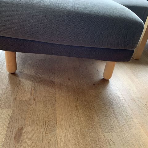 676201-6 Corner sofa with chaise longue, table and seat puff