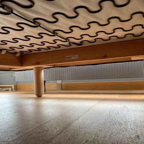 676201-7 Corner sofa with chaise longue, table and seat puff