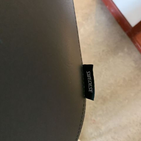 676216-3 Leather armchair Swedese Happy Swing by Roger Persson