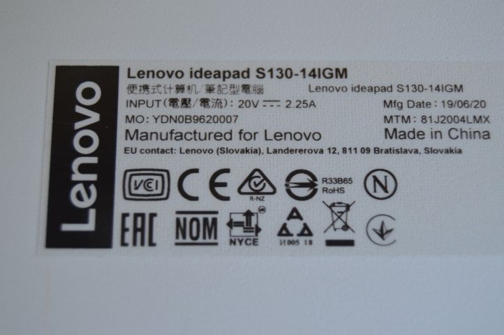 658518-5 Lenovo ideapad s130 rep object