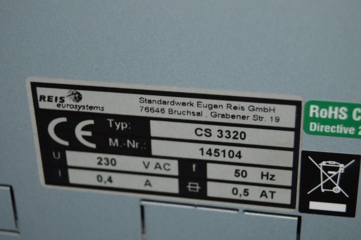 594527-8 Coin counter Reis CS 3320