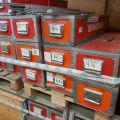 600259-2 Octanorm equipment for booth construction at trade fairs.