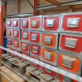 600259-3 Octanorm equipment for booth construction at trade fairs.