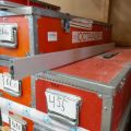 600259-5 Octanorm equipment for booth construction at trade fairs.