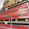 600259-13 Octanorm equipment for booth construction at trade fairs.