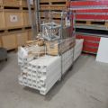 600259-19 Octanorm equipment for booth construction at trade fairs.