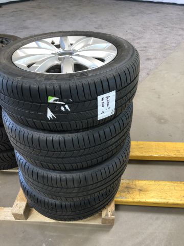 674117-1 Alloy wheels Mercedes Benz B180 -13 with summer tires, 4 pieces