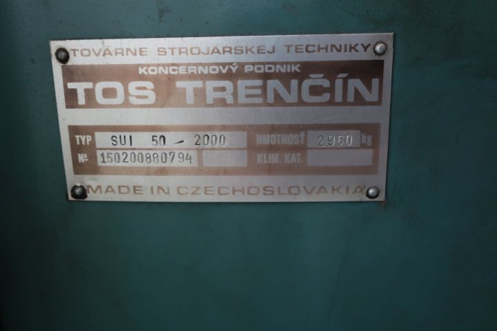 690730-23 Lathe, TOS TRENCIN, SUI 50-2000
