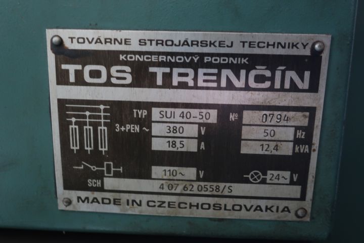690730-24 Lathe, TOS TRENCIN, SUI 50-2000