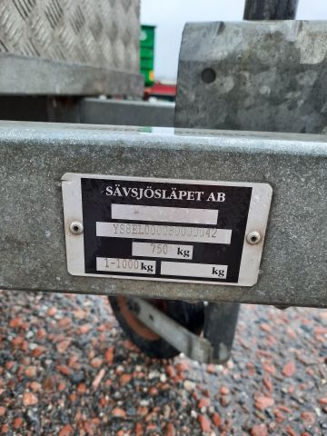 681453-12 Covered trailer - Sävsjösläpet LV 750 2.5M