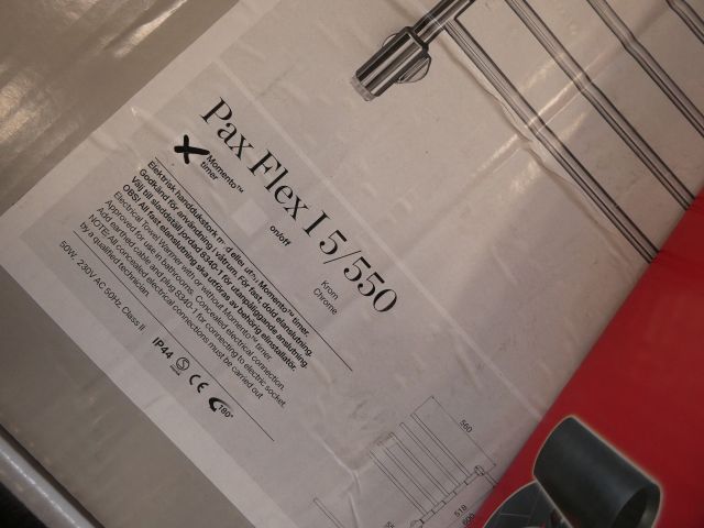 689774-2 Towel dryer Pax Flex 15/550 - Free shipping