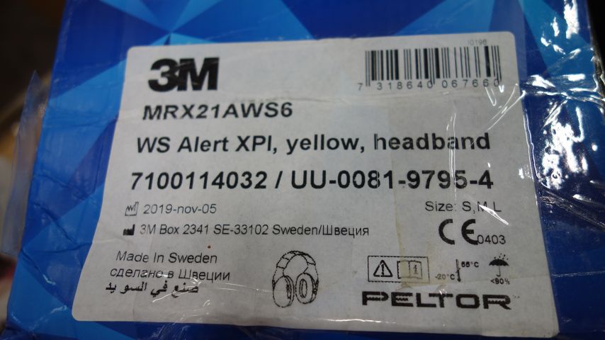 Hearing protection 3M Peltor WS Alert 