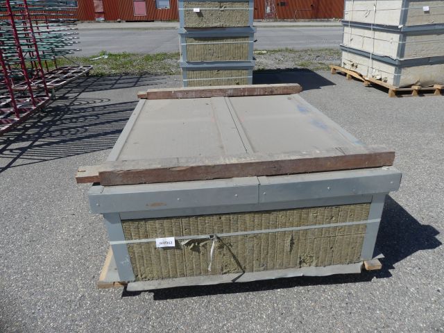 607362-1 Smoke hatch, Fire hatch with light entry