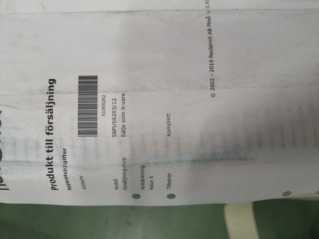 693358-4 Smart LED TV Philips 58 "58PUS6203 / 12