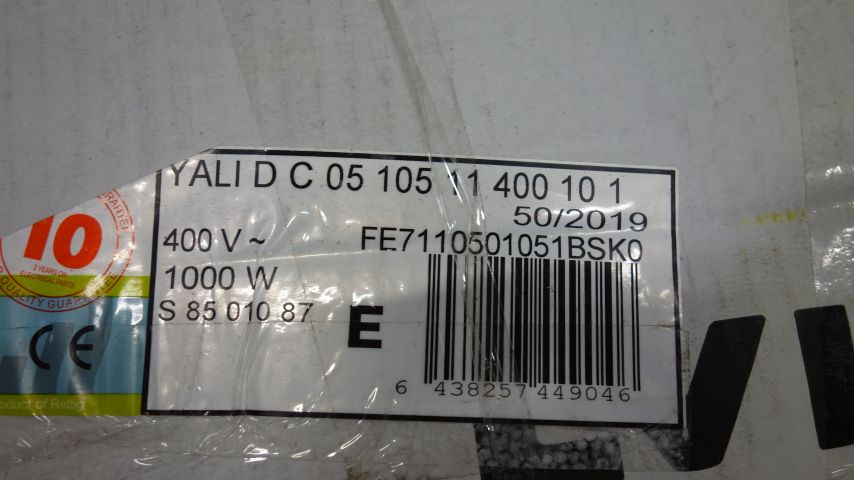 692512-2 Värmeelement LVI Yali Digital 400V/1000W, 500 x 1050 mm