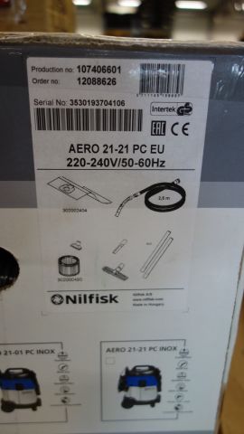 692537-3 Wet and dry vacuum cleaner Nilfisk Aero 21-21 PC