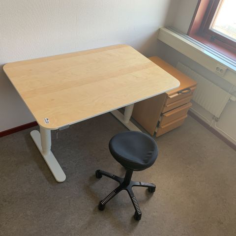 676294-3 Desk 120x80cm and Pallet