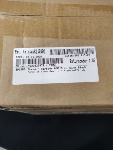 695769-3 Computer case Corsair Carbide 88R Midi Tower Black