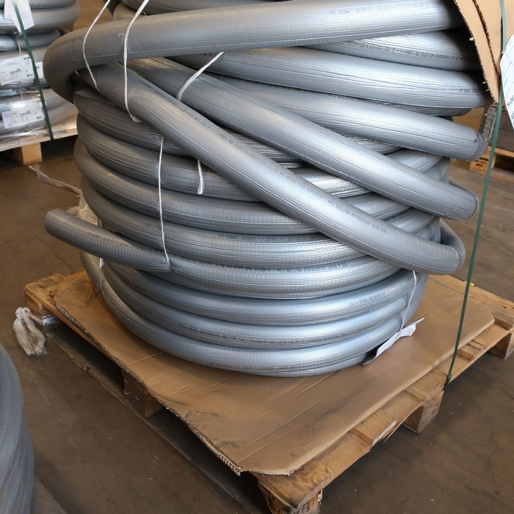 696004-2 3 combi tubes pipe-in-pipe Rautitan 16 pipe tubes in isolation 50m