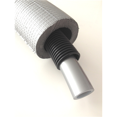 696004-1 3 combi tubes pipe-in-pipe Rautitan 16 pipe tubes in isolation 50m
