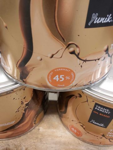 576199-3 5 buckets of 3L with WOOD OIL 45% YUNIK 68425 READY