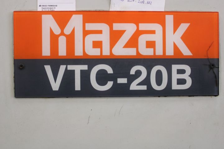 645800-5 Flerop. Mazak VTC20B -98