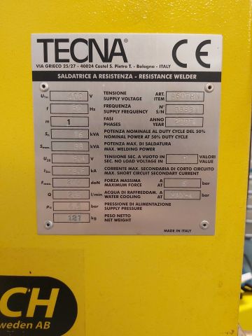 600542-7 Spot welding Tecna TE 90 MarkII