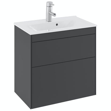 696837-1 Washbasin cabinet Ifö Sense 60 Compact Anthracite gray