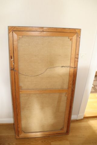 669635-5 Oil painting osign. naked woman, 73x140