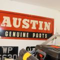 669637-2 Original Vintage English "Austin Genuine Parts" sign