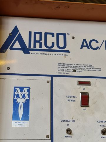 695150-6 Airco welding machine including Kemppi CV 60 cooling unit