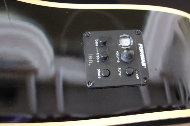 695264-10 Acoustic guitar: Jack & Danny, with bag & fishman mic