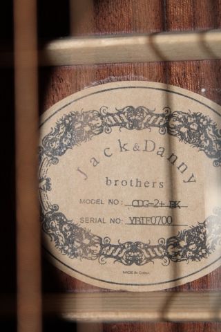 695264-12 Acoustic guitar: Jack & Danny, with bag & fishman mic