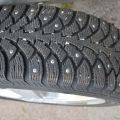 697286-4 4 winter tires on alloy wheels / WV Polo