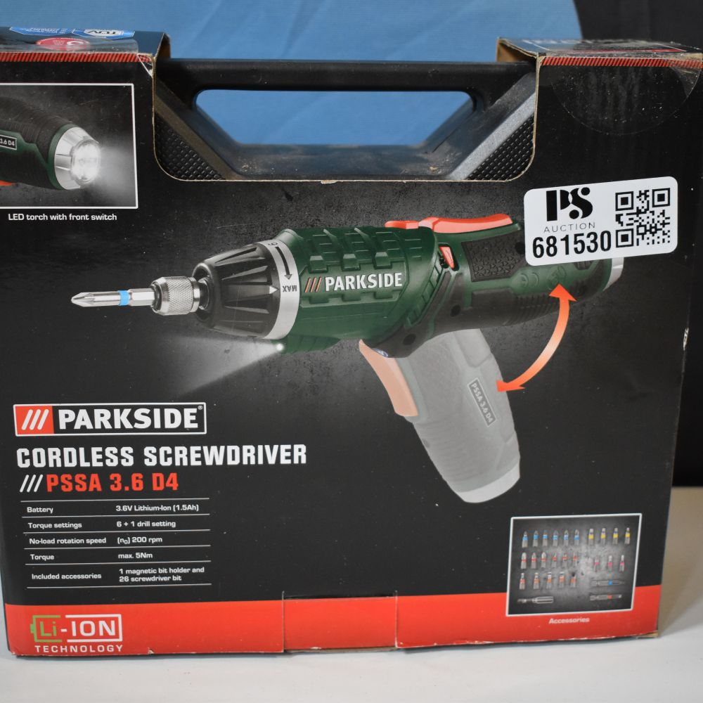 681530-1 Screwdriver from Parkside - PSSA 3.6 D4