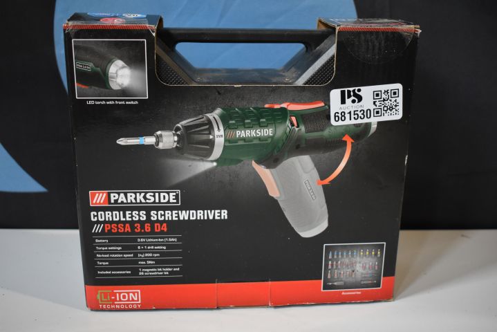 681530-1 Screwdriver from Parkside - PSSA 3.6 D4