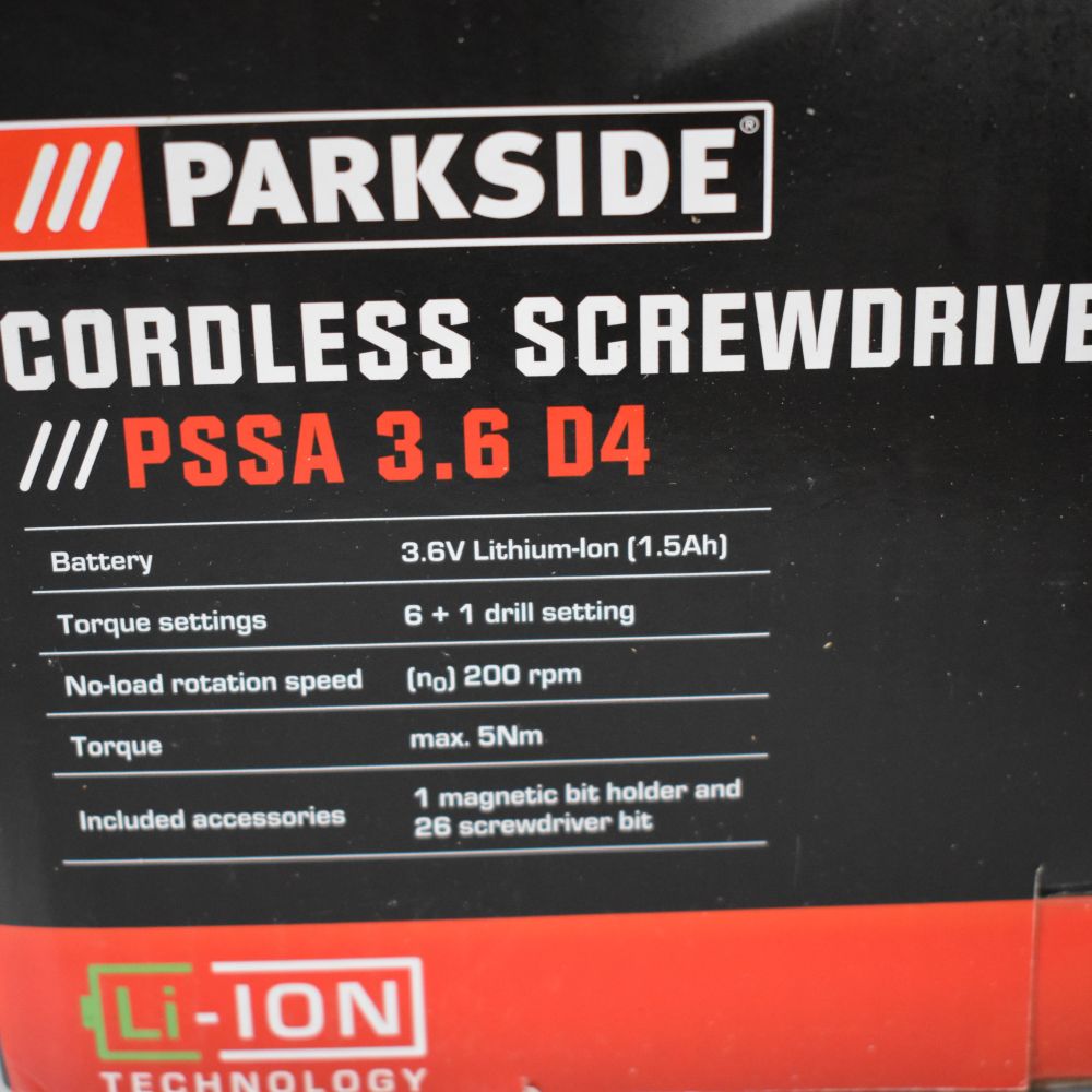 681530-2 Screwdriver from Parkside - PSSA 3.6 D4