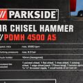 681538-2 Pneumatic chisel hammer from Parkside - PDMH 4500 A5