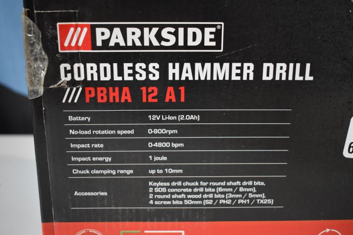 681539-2 Hammer drill from Parkside - PBHA 12 A1