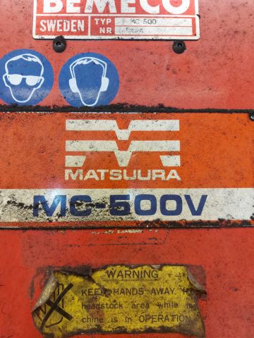 692869-7 Multi-operation machine Matsuura MC-500V2 -86 (4-axis)