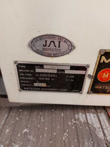 692869-23 Multi-operation machine Matsuura MC-500V2 -86 (4-axis)