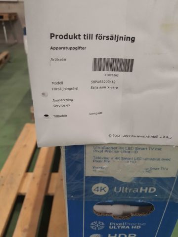 698137-4 Smart LED TV Philips 58 "58PUS6203 / 12